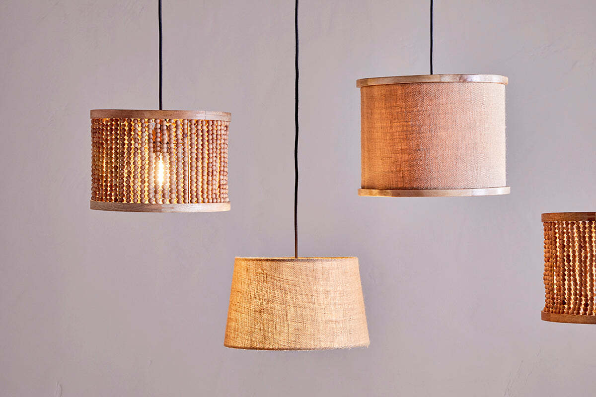 Jute Large Lampshade - Natural main image 1
