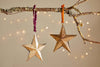 Roshani Star Baubles - Antique Brass (Set of 2)