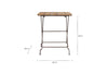 Rishikesh Reclaimed Wood & Iron Folding Table