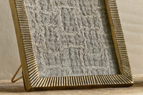 Ranoli Iron Etched Photo Frame - Antique Brass-nkuku
