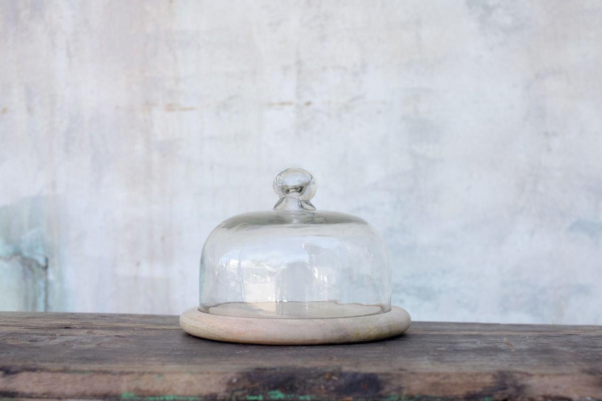 Recycled Glass Bell Dome Small