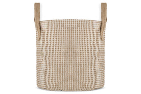 Rohia Basket - Natural & Cream-nkuku