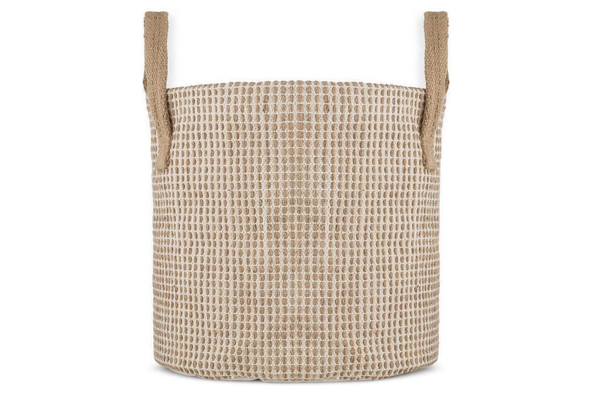 Rohia Basket - Natural & Cream-nkuku