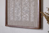 Samaya Hand Stitched Wall Art - Natural