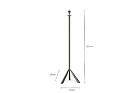 Sahhil Metal Tripod Floor Lamp - Antique Bronze