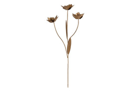 San Stem Floral - Antique Brass-nkuku