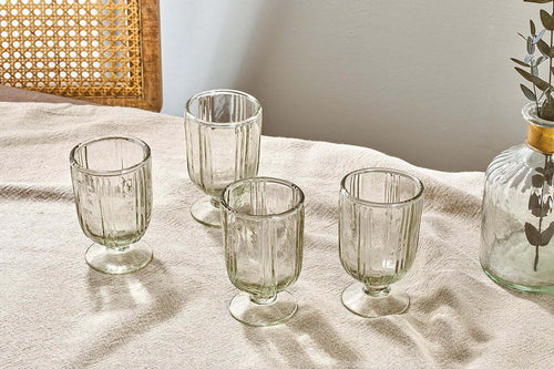 body wine glasses Dreamlike wine glasses Trio set, Hand Crafted Mouth Blown-Hand Crafted –  Ornamental by Lameice main image 0