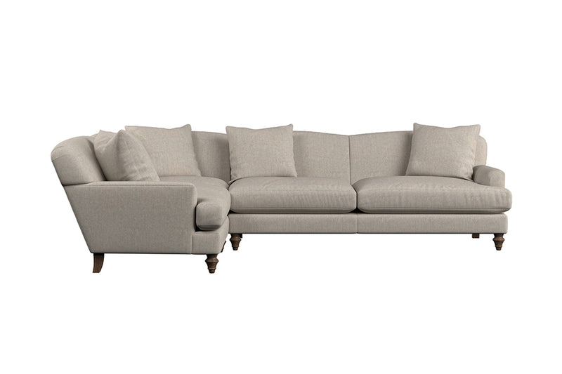 Deni Grand Left Hand Corner Sofa - Brera Linen Natural