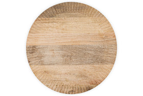 Soria Mango Wood Lazy Susan - Natural-nkuku