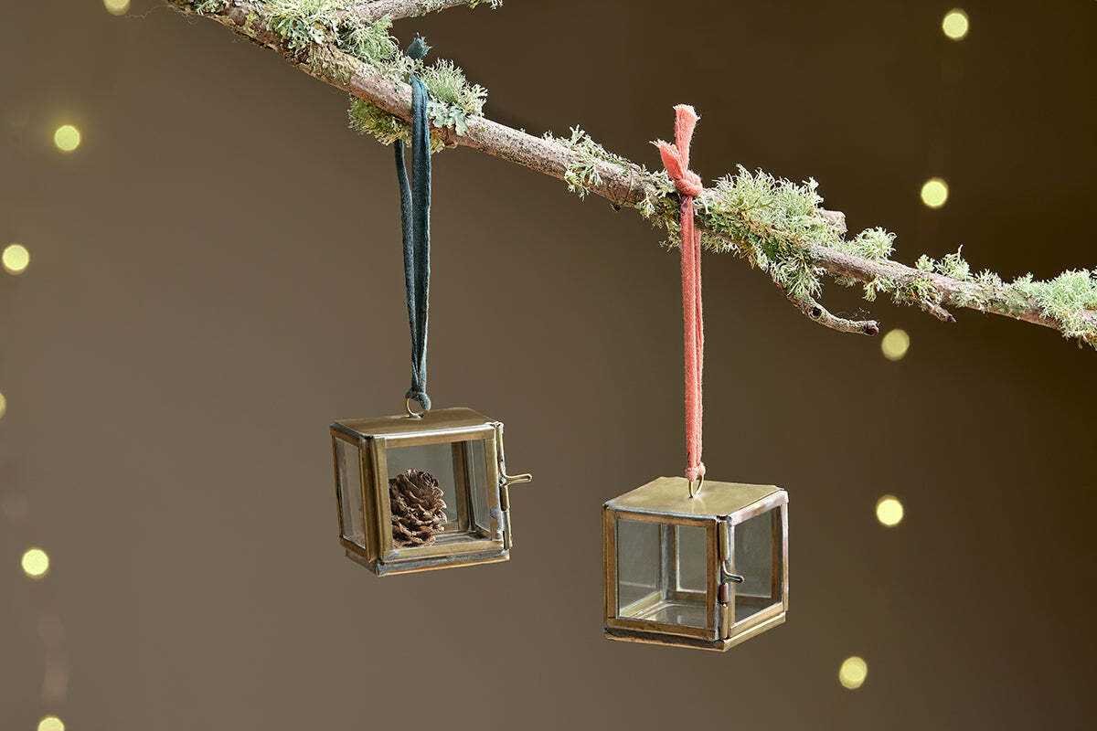 Tiny Kiko Box Decorations Antique Brass