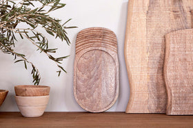 Tivisha Mango Wood Serving Board - Natural