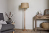 Usha Classic Wooden Floor Lamp - Natural