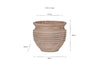 Ullu Terracotta Planter - Terracotta