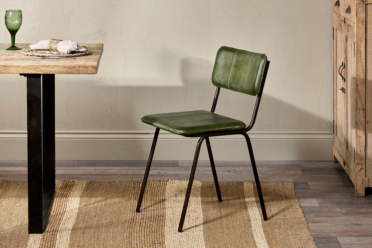 Ukari Leather Dining Chair Rich
