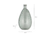 Virya Recycled Glass Vase - Pale Blue