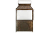 Akoko Wide Lantern - Brown Patina
