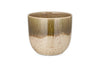 Almeida Reactive Glaze Plant Pot - Olive & Natural