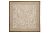 Birala Hand Stitched Wall Art - Natural