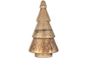 Konara Glass Tree - Gold Crackle