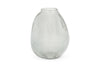 Linsy Ribbed Glass Vase - Clear