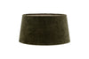 Mendai Velvet & Linen Lampshade - Moss Green