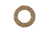 Madhi Wire Ball Wreath - Brass