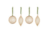 Nirav Wire Baubles - Brass (Set of 4)