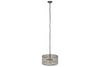 Nauka Statement Pendant - Aged Bronze & Clear
