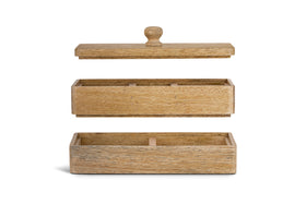 Chanya Mango Wood Jewellery Box - Natural