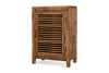 Ibo Reclaimed Wood Slatted Low Cabinet - Natural