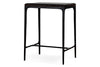 Sita Reclaimed Wood & Iron Side Table - Chocolate Brown
