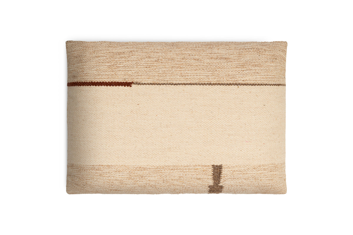 Tamil Wool Cushion Cover - Natural