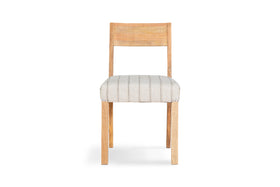 Nidhi Linen Upholstered Dining Chair - Natural