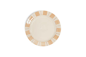 Patthar Dinnerware Set - Cream & Clay - (Set of 12)