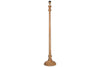 Usha Classic Wooden Floor Lamp - Natural
