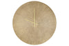 Zuwena Etched Wall Clock - Antique Brass