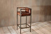 Wamma Leather Bar Chair-nkuku