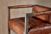 Wamma Leather Bar Chair-nkuku