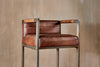 Wamma Leather Bar Chair-nkuku