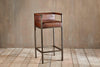 Wamma Leather Bar Chair-nkuku
