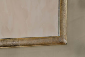 Yadur Rectangular Mirror - Antique Brass - Large