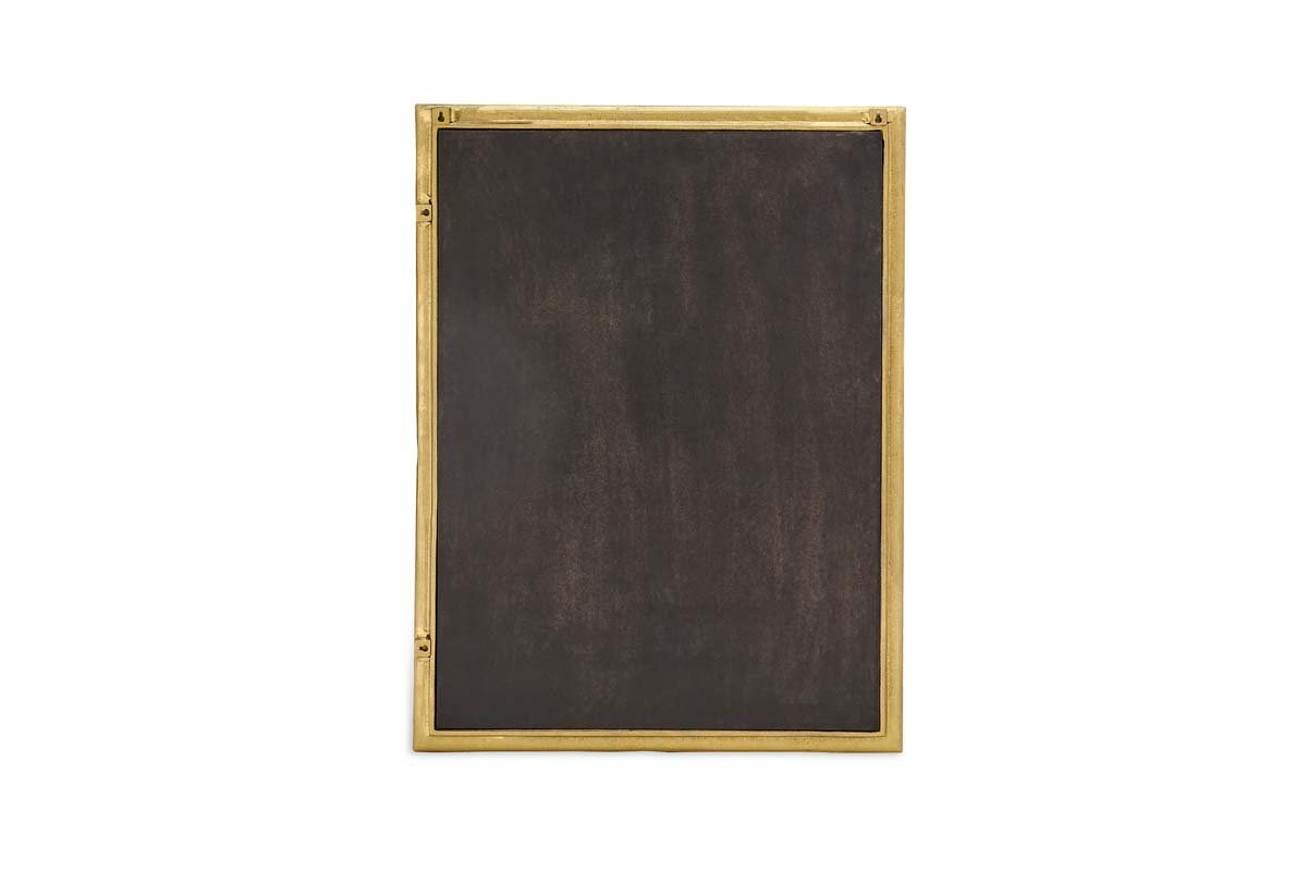 Yadur Rectangular Mirror - Antique Brass - Large