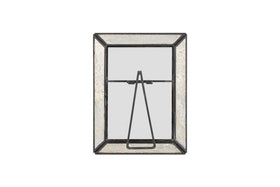 Yash Antique Glass & Iron Photoframe - Antique Black-nkuku