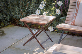 Yatin Outdoor Side Table - Natural