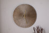 Zuwena Etched Wall Clock - Antique Brass