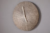 Zuwena Etched Wall Clock - Antique Brass