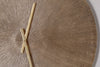 Zuwena Etched Wall Clock - Antique Brass