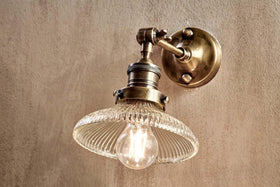 Zowie Recycled Glass Wall Light - Small