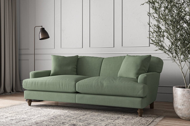 Nkuku MAKE TO ORDER Deni Large Sofa - Brera Linen Jade