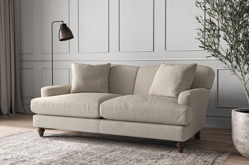 Nkuku MAKE TO ORDER Deni Medium Sofa - Brera Linen Natural